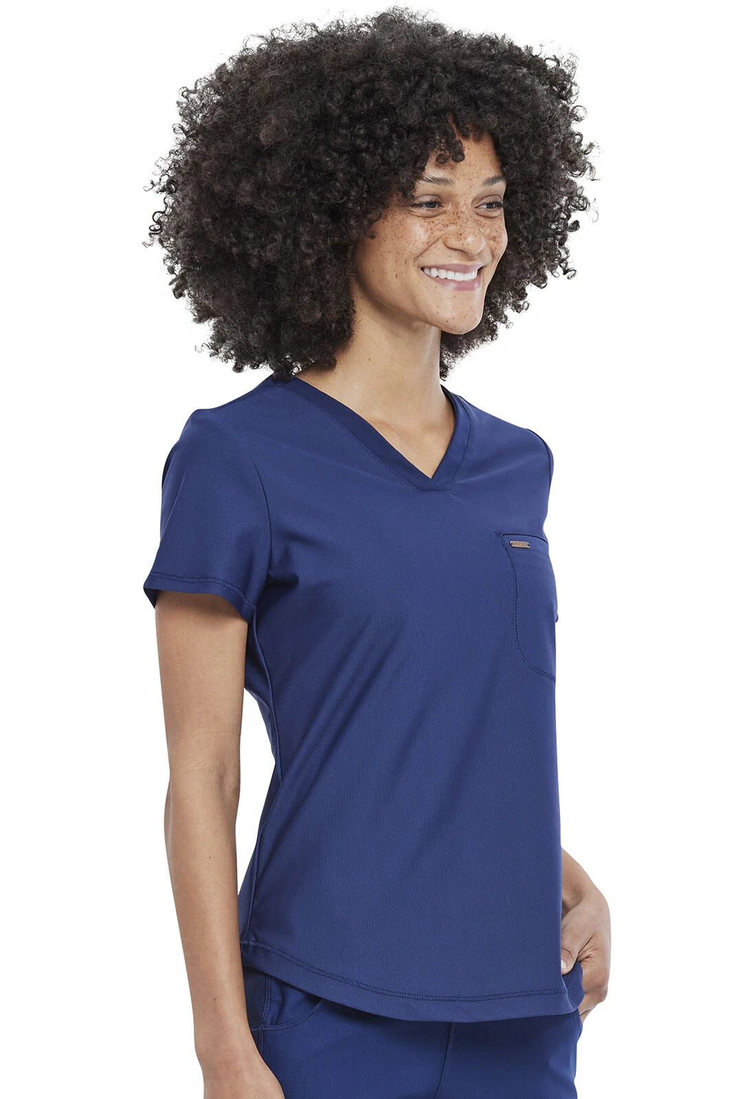 Cherokee Medical FORM Women's Tuck-In Knit Mesh V-Neck Scrub Top