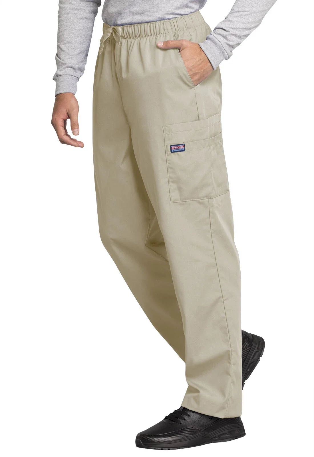 Cherokee Medical WW Originals Men's Drawstring Cargo Scrub Pant - Short