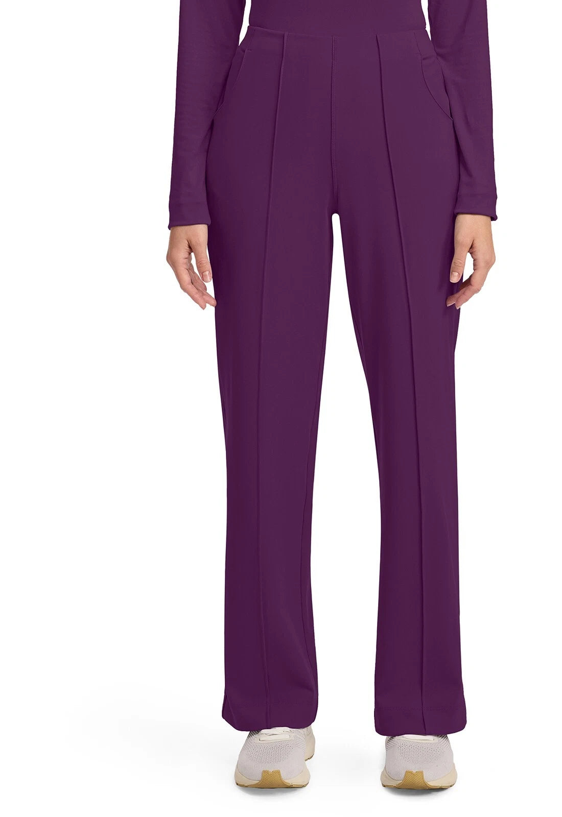 Cherokee Medical Achieve Women's 3-Pocket STRETCH Wide Leg Pull-On Knit Scrub Pants - Regular