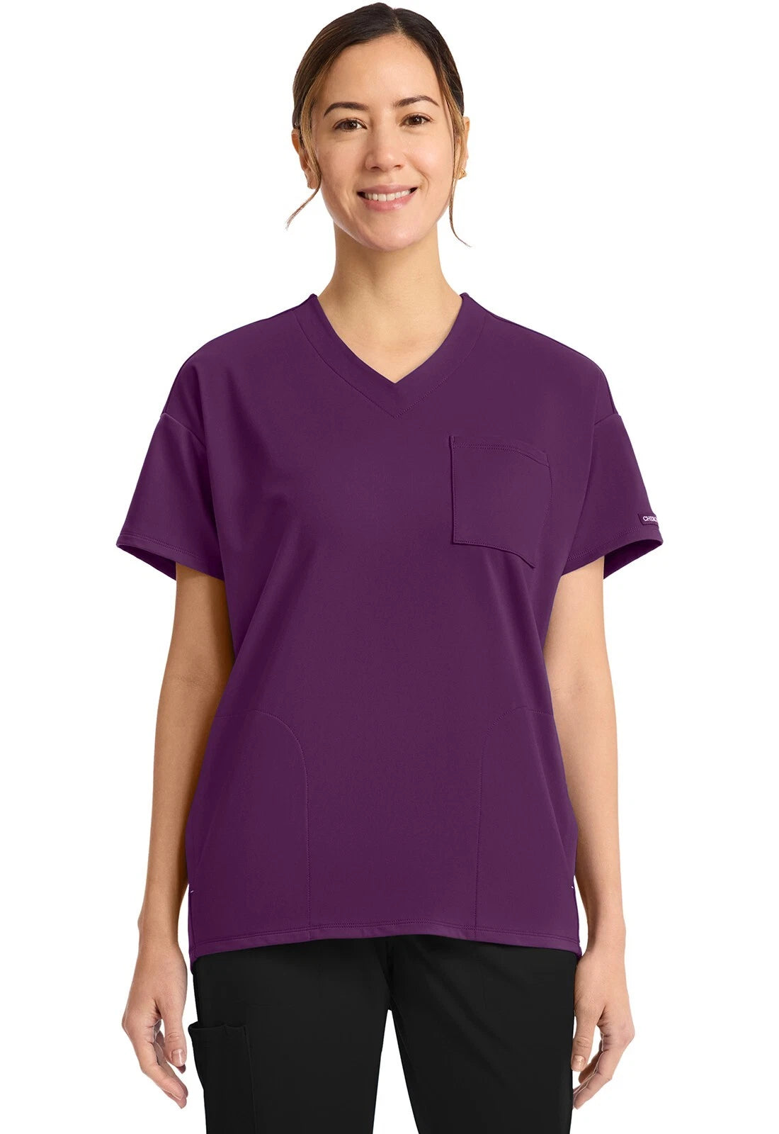 Cherokee Medical Achieve Women's 3 pocket V-Neck Tunic Scrub Top