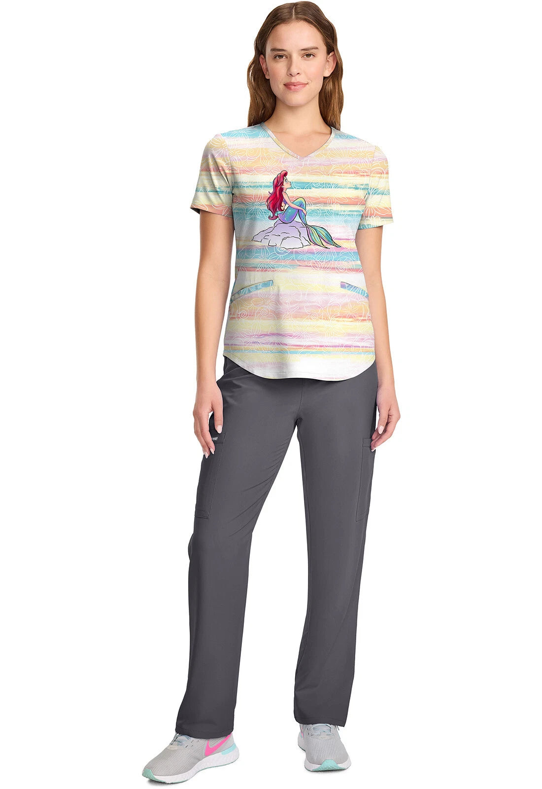 Tooniforms DISNEY Women V-Neck Print Top