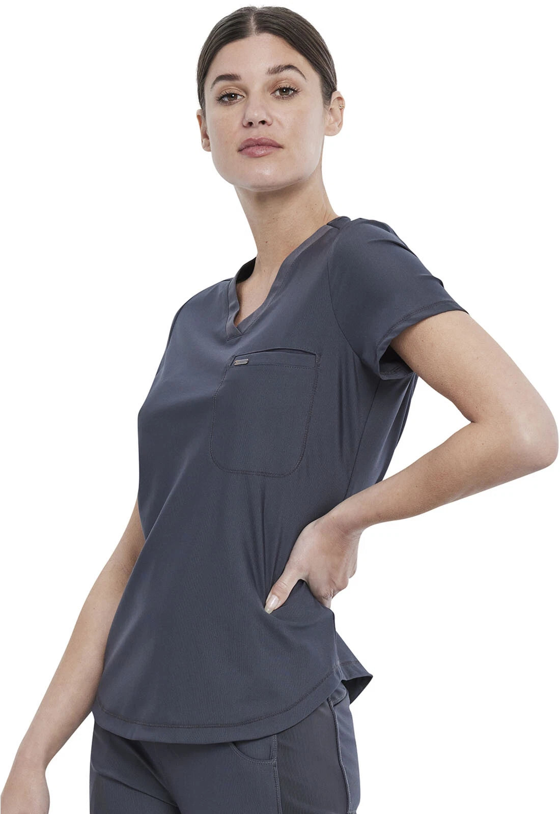 Cherokee Medical FORM Women's Tuck-In Knit Mesh V-Neck Scrub Top
