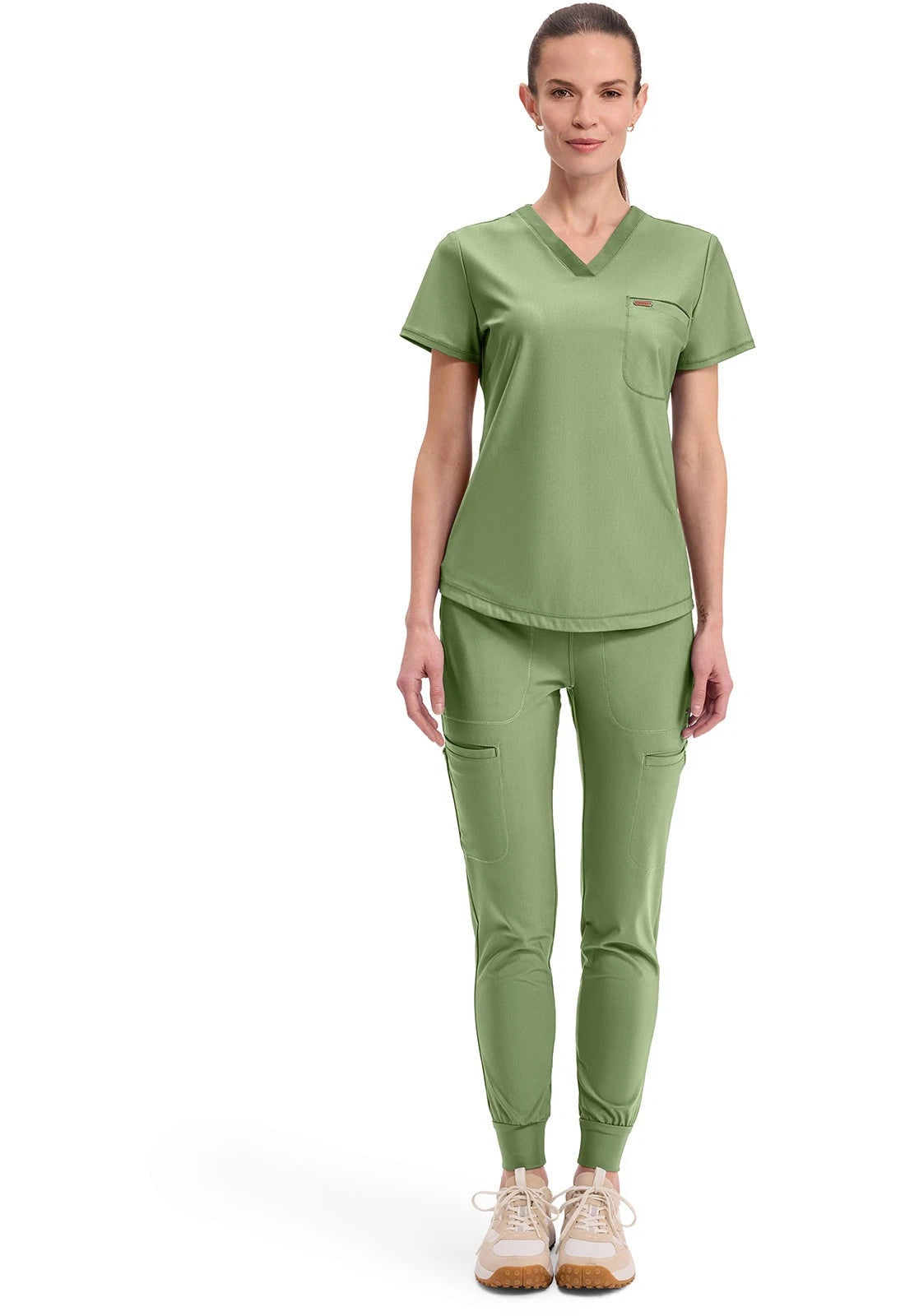 Cherokee Medical FORM Women's Tuck-In Knit Mesh V-Neck Scrub Top