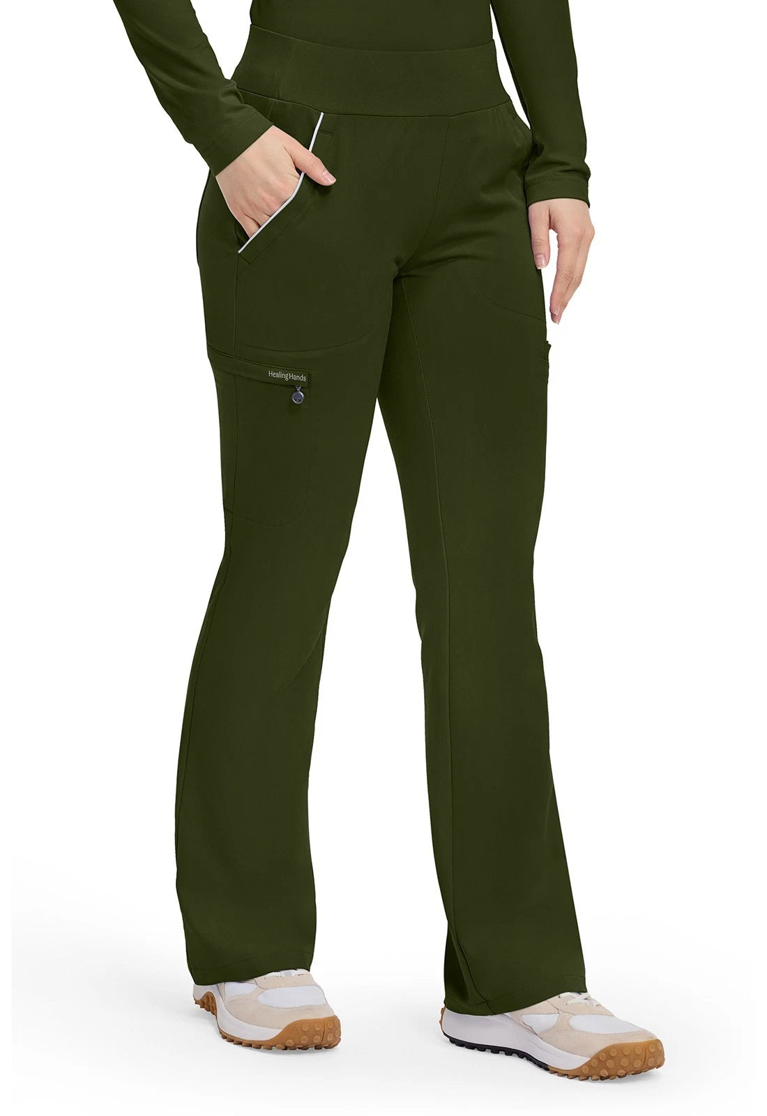 360 by Healing Hands Women's Joelle Flare Leg Scrub Pant - Regular