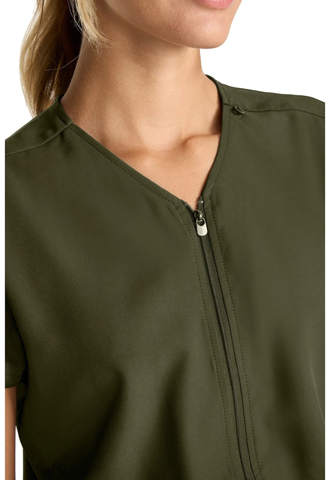 Med Couture Insight Women's Zip Front Jumpsuit