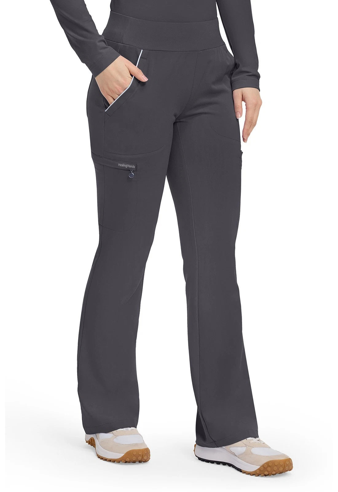 360 by Healing Hands Women's Joelle Flare Leg Scrub Pant - Regular