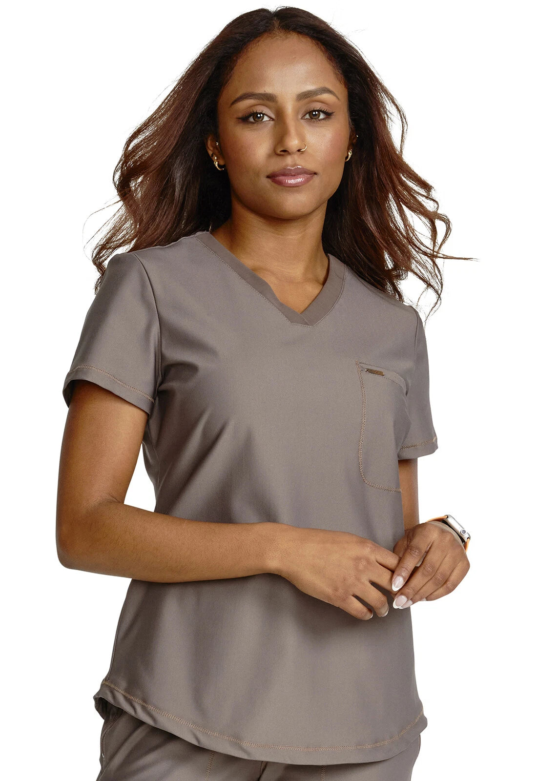 Cherokee Medical FORM Women's Tuck-In Knit Mesh V-Neck Scrub Top