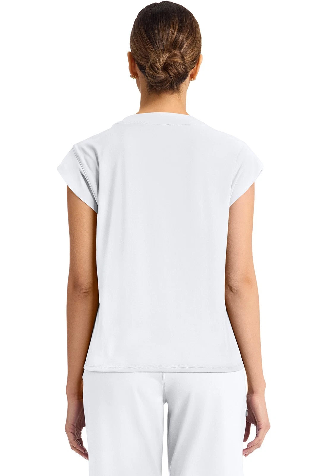 Cherokee Medical Achieve Women's 1-pocket Tuck-In Chest Pocket Crew Neck Scrub Top