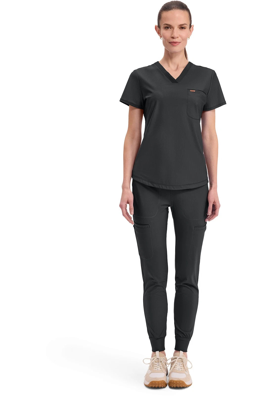 Cherokee Medical FORM Women's Tuck-In Knit Mesh V-Neck Scrub Top