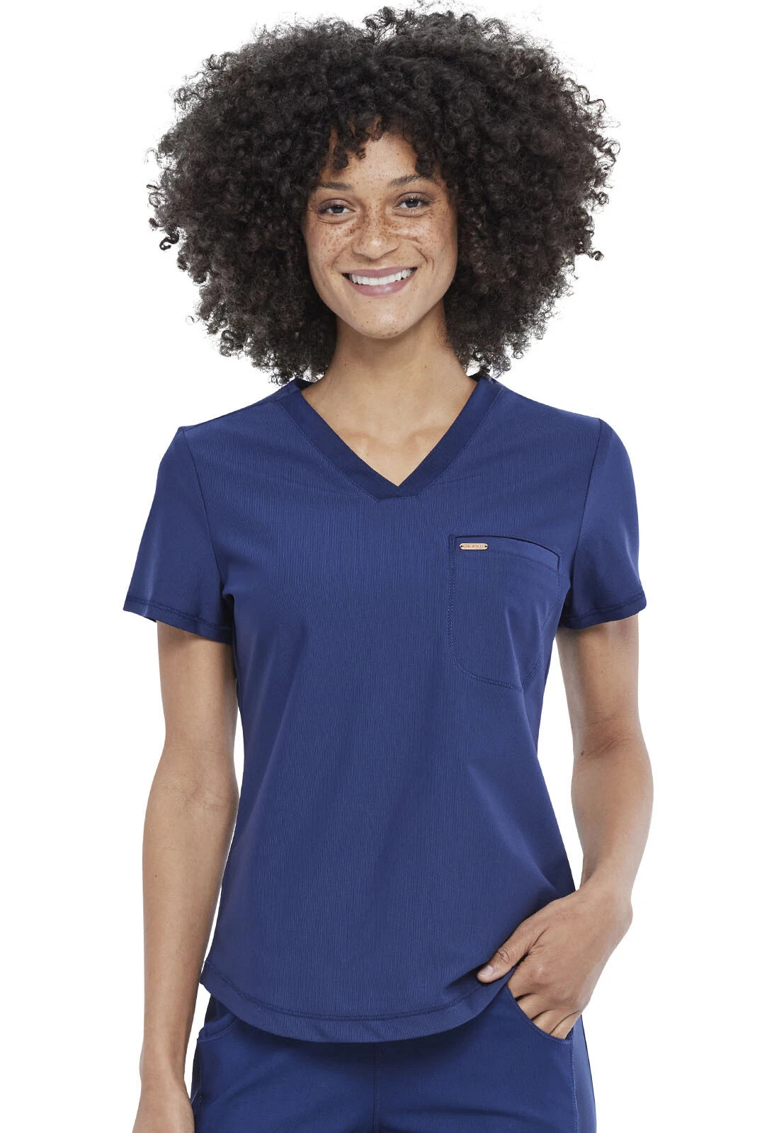 Cherokee Medical FORM Women's Tuck-In Knit Mesh V-Neck Scrub Top