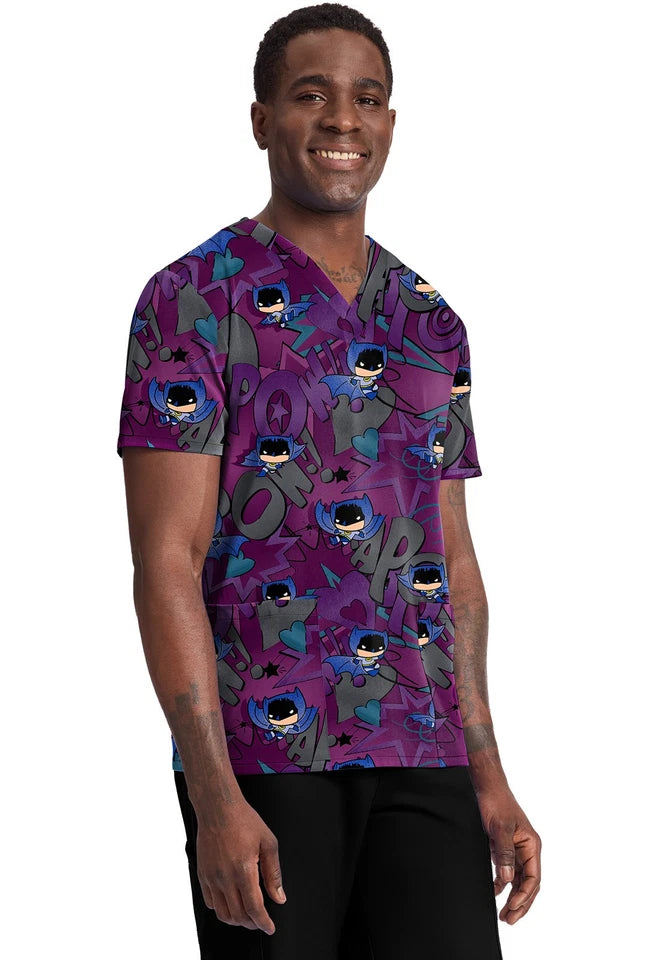 Tooniforms Men's Print V-Neck Top