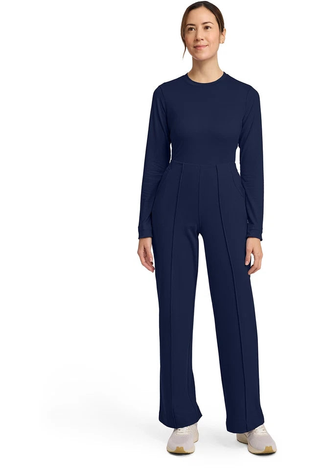 Cherokee Medical Achieve Women's 3-Pocket STRETCH Wide Leg Pull-On Knit Scrub Pants - Regular