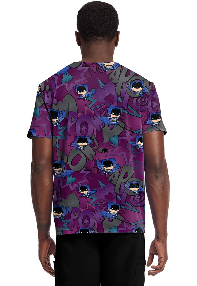 Tooniforms Men's Print V-Neck Top