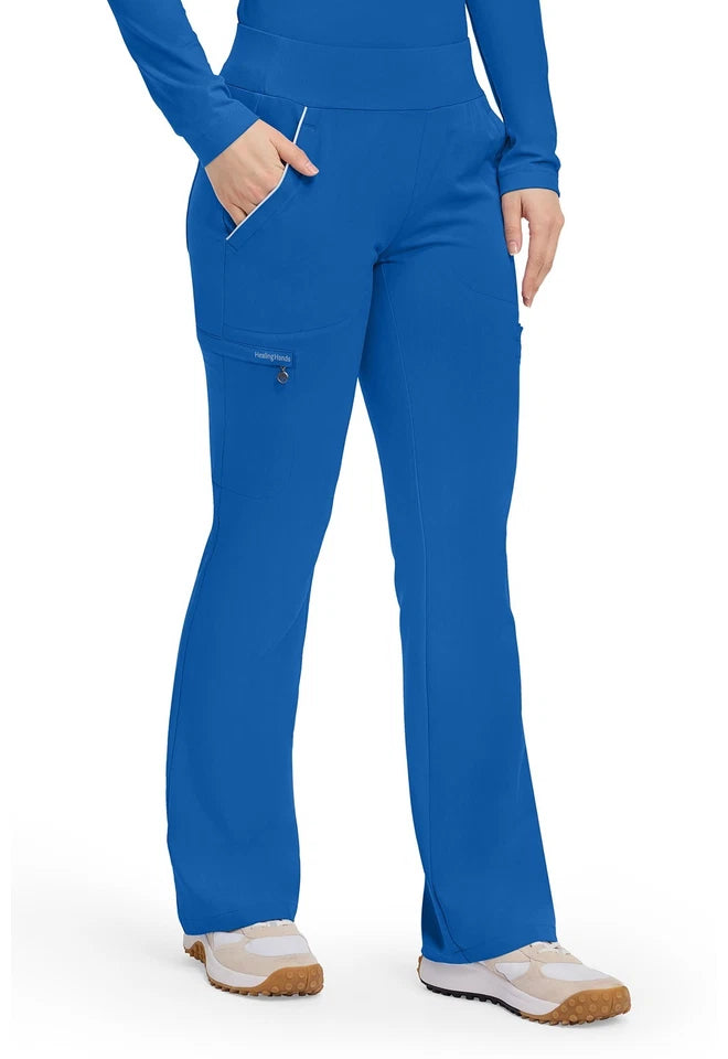 360 by Healing Hands Women's Joelle Flare Leg Scrub Pant - Petite