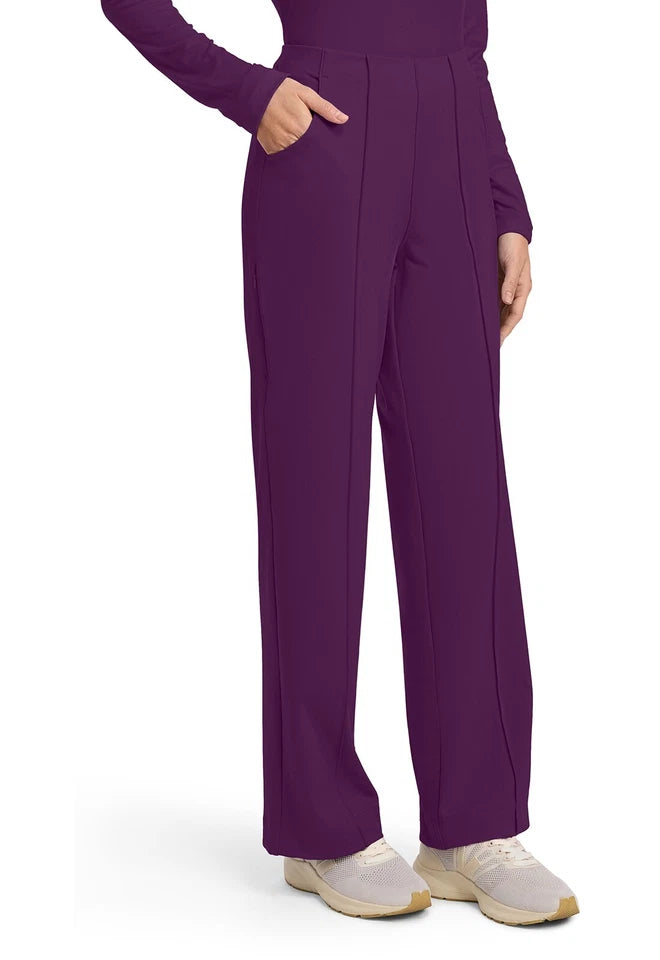 Cherokee Medical Achieve Women's 3-Pocket STRETCH Wide Leg Pull-On Knit Scrub Pants - Regular