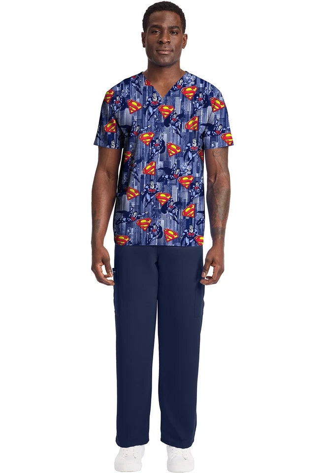 Tooniforms Men's Print V-Neck Top