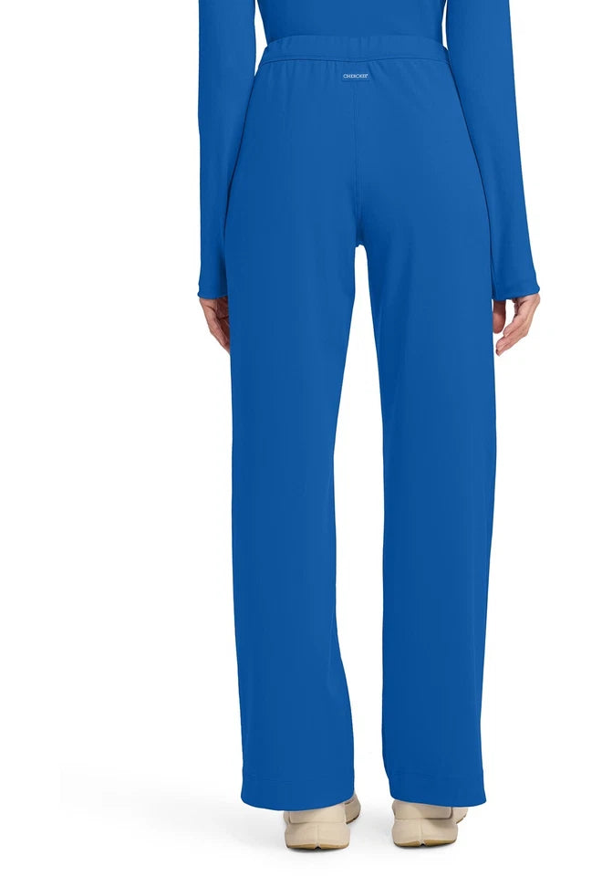 Cherokee Medical Achieve Women's 3-Pocket STRETCH Wide Leg Pull-On Knit Scrub Pants - Regular