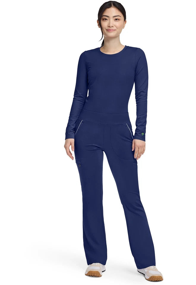 360 by Healing Hands Women's Joelle Flare Leg Scrub Pant - Petite