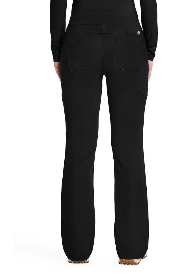 360 by Healing Hands Women's Joelle Flare Leg Scrub Pant - Petite