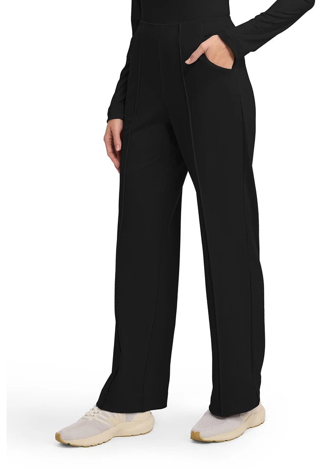Cherokee Medical Achieve Women's 3-Pocket STRETCH Wide Leg Pull-On Knit Scrub Pants - Regular
