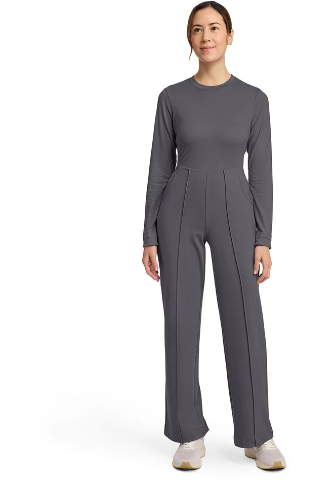 Cherokee Medical Achieve Women's 3-Pocket STRETCH Wide Leg Pull-On Knit Scrub Pants - Regular