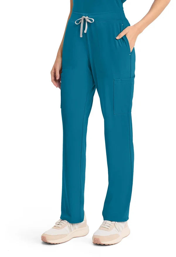Cherokee Medical Women's 5-Pocket Straight Leg Scrub Pant - Petite