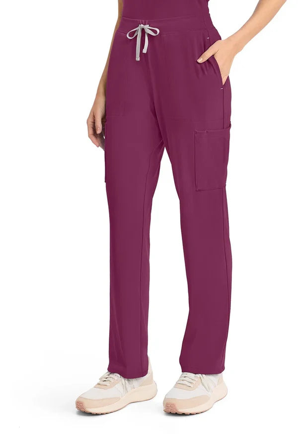 Cherokee Medical Women's 5-Pocket Straight Leg Scrub Pant - Petite
