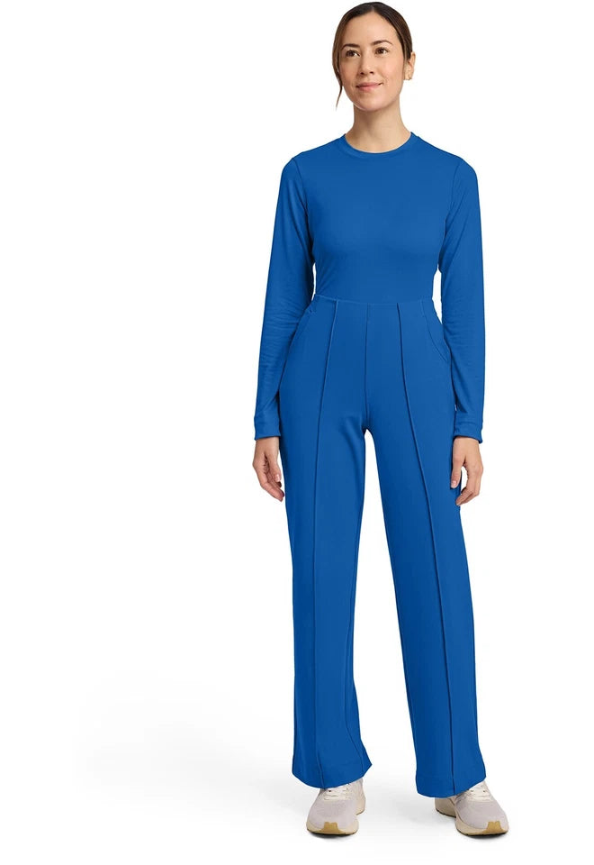 Cherokee Medical Achieve Women's 3-Pocket STRETCH Wide Leg Pull-On Knit Scrub Pants - Regular