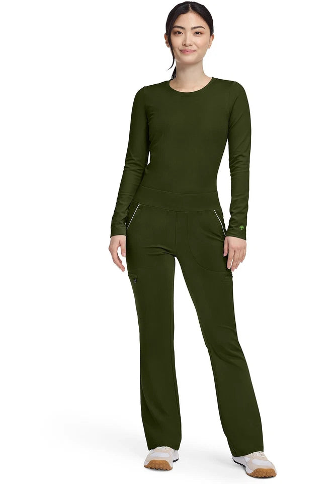 360 by Healing Hands Women's Joelle Flare Leg Scrub Pant - Petite