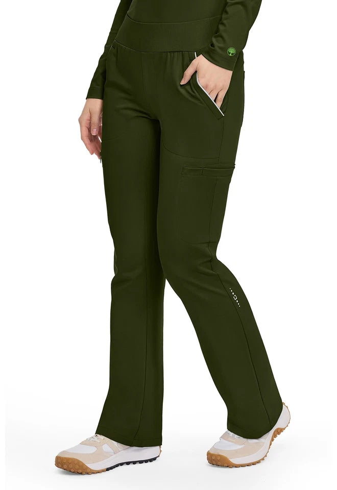 360 by Healing Hands Women's Joelle Flare Leg Scrub Pant - Petite