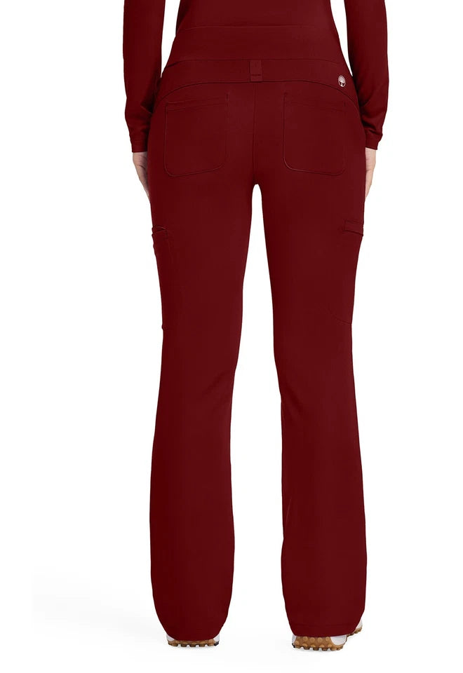 360 by Healing Hands Women's Joelle Flare Leg Scrub Pant - Petite