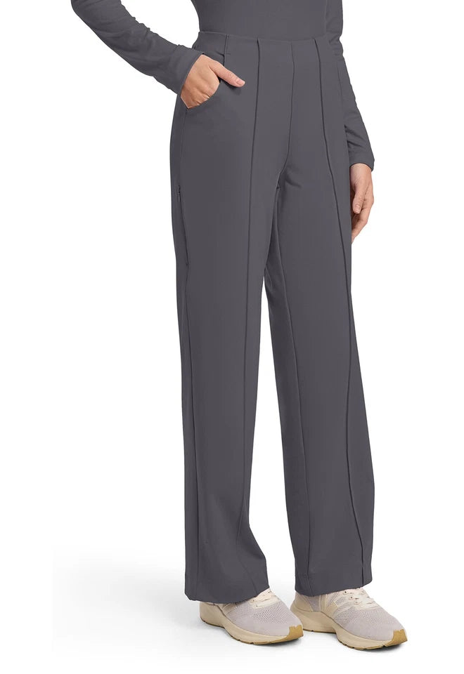 Cherokee Medical Achieve Women's 3-Pocket STRETCH Wide Leg Pull-On Knit Scrub Pants - Regular