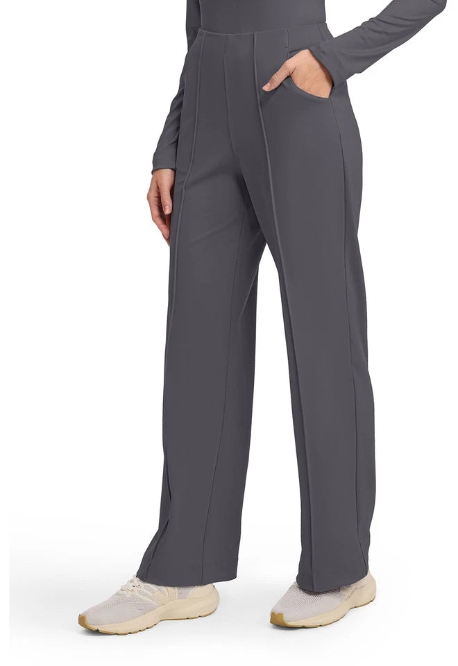 Cherokee Medical Achieve Women's 3-Pocket STRETCH Wide Leg Pull-On Knit Scrub Pants - Regular