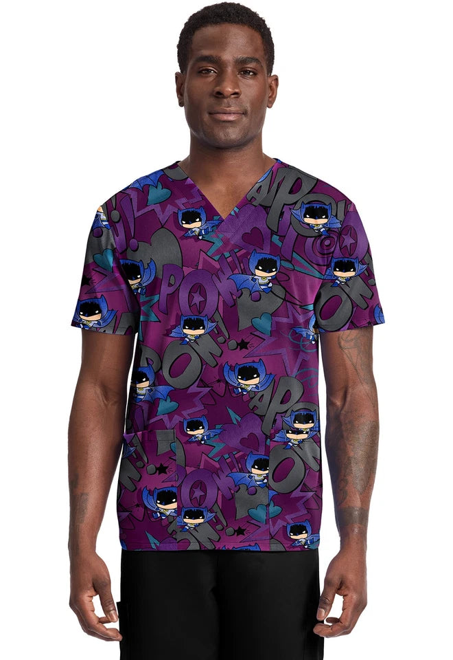 Tooniforms Men's Print V-Neck Top