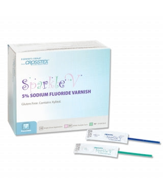 Crosstex Sparkle V™ 5% Sodium Fluoride Varnish with Xylitol