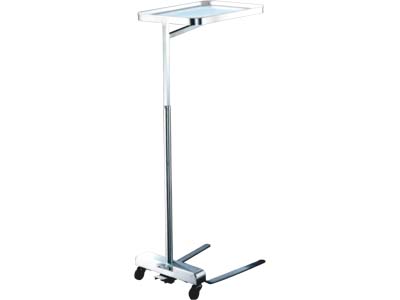 UMF MEDICAL-SS8310 Stainless Steel Mayo stand, 13" x 19", foot pedal