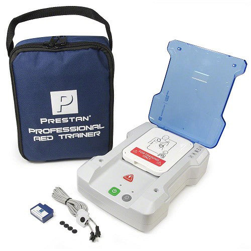 PRESTAN-PP-AEDT2-101 Professional AED Trainer PLUS with English/Spanish Module, Single; includes (1) set of Adult/Child Training Pads with Pad Sensing System, Pads Storage Case, Carry Bag and Instructions"