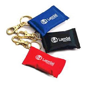 LAERDAL-460009 Face Shield Key Ring Multiple Colors (pkg 25)