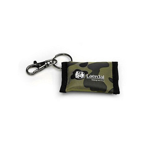 LAERDAL-460017 Face Shield Key Ring Camouflage (pkg 25)