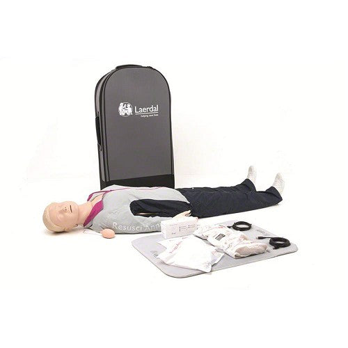 LAERDAL-172-01260 Resusci Anne QCPR AW Full Body in Trolley Case