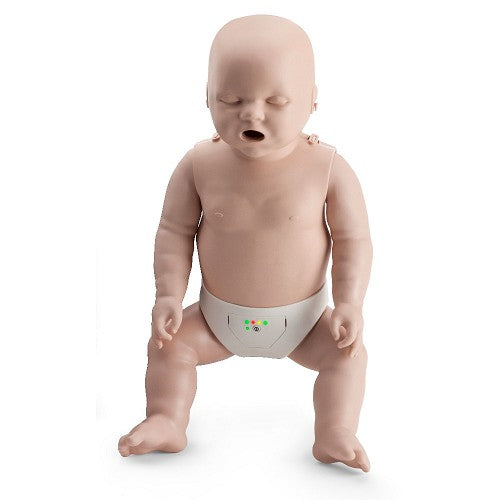 PRESTAN-PP-IM-400M-DS Professional Infant Manikin with CPR Feedback, 4-Pack (Dark Skin); includes (50) Child Face- Shield/Lung-Bags, Carry Bag and Instructions"