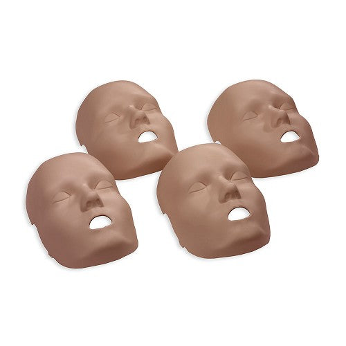 PRESTAN-RPP-CFACE-4-DS Face Skin Replacement for Professional Child Manikin, 4-Pack (Dark Skin)