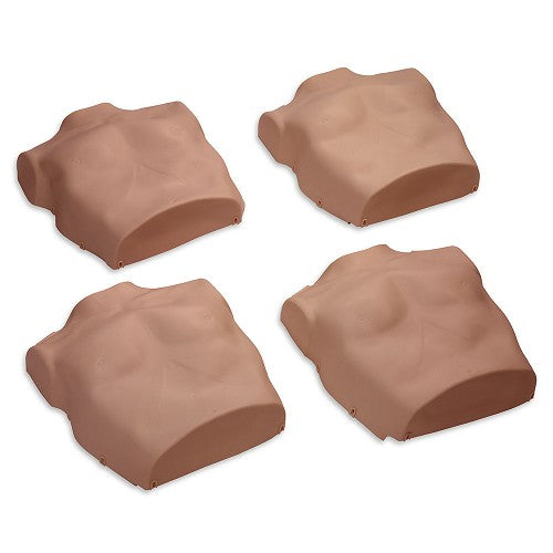 Reemplazo de piel para torso PRESTAN-RPP-CSKIN-4-DS para maniquí infantil profesional, paquete de 4 (piel oscura)