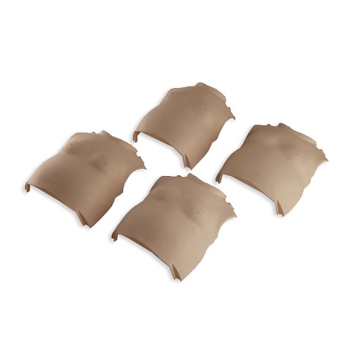 PRESTAN-RPP-ISKIN-4-DS Torso Skin Replacement for Professional Infant Manikin, 4-Pack (Dark Skin)