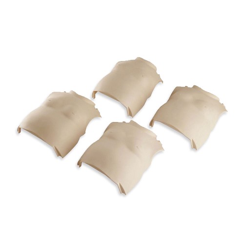 PRESTAN-RPP-ISKIN-4-DS Torso Skin Replacement for Professional Infant Manikin, 4-Pack (Dark Skin)