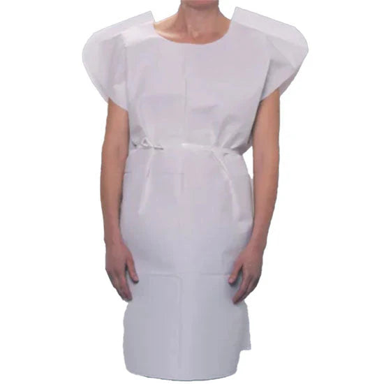 TIDI Products Gown, 30in. x 42in., 3-Ply Tissue