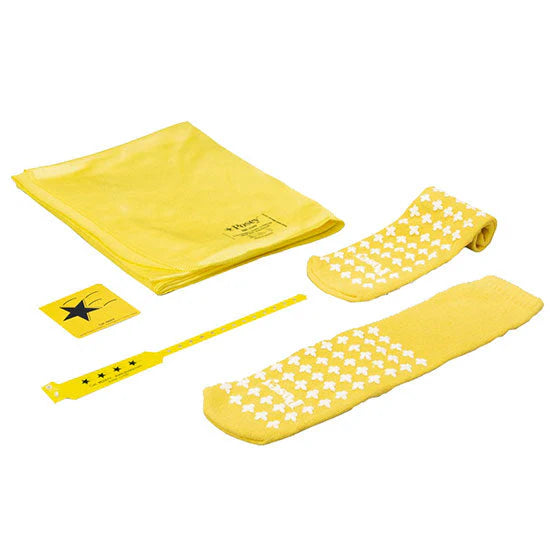 Posey/TIDI Products-6236Y Deluxe Kit with Regular Size Socks, LLC, Yellow (Continental US + HI Only) , each