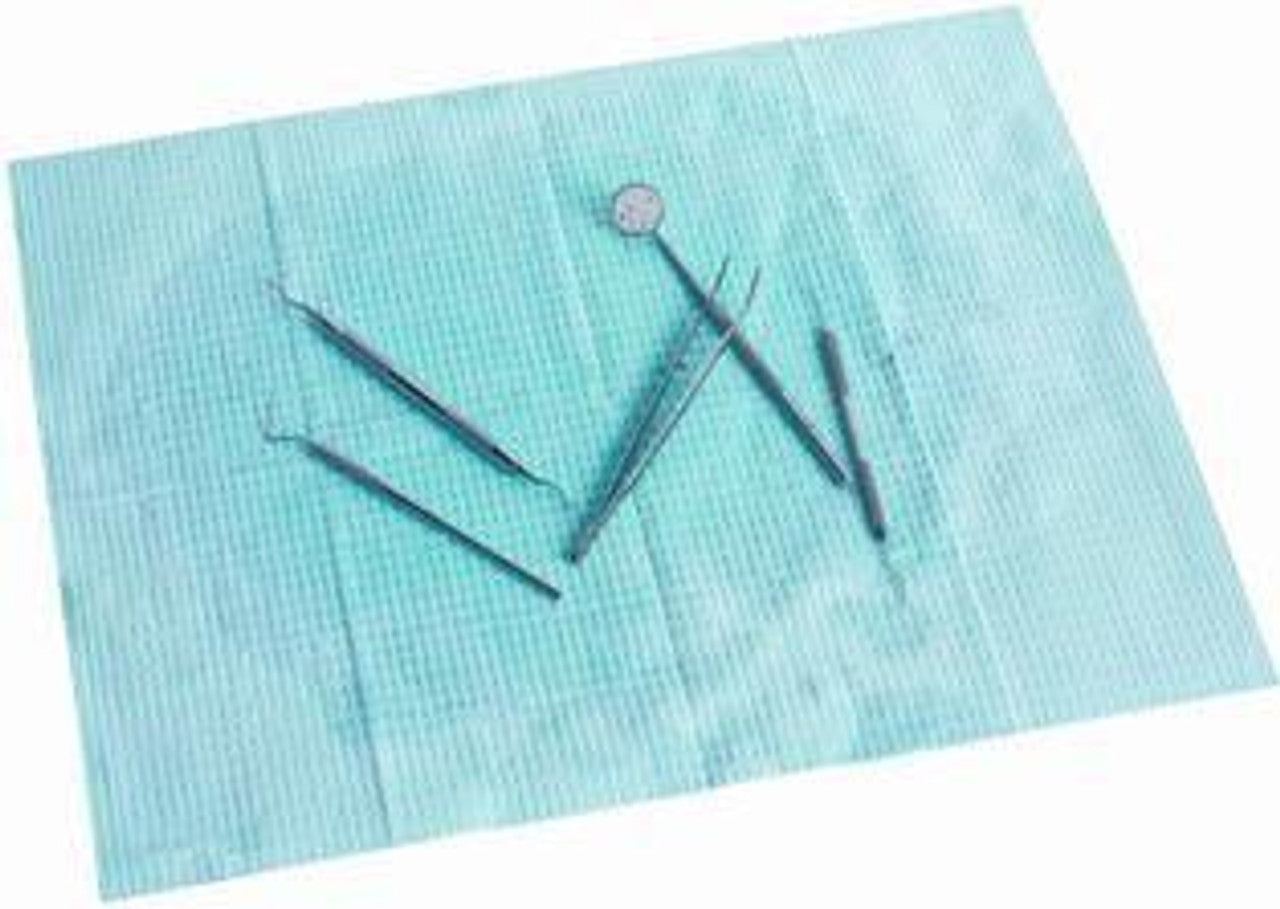 TIDI Products-983914 DURAWICK™ Wicking Towel For Ultrasonic Tool Cleaning, 13in. x 18in., Blue, 100/cs , case