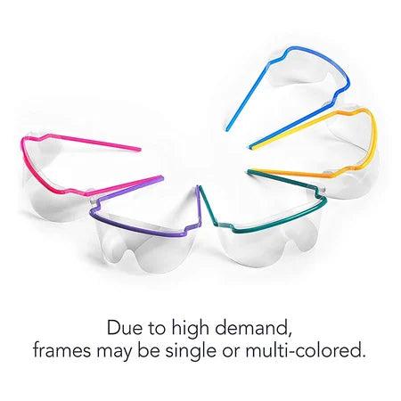 TIDI Products-9211-100 LLC Eyeshield Frame, Reposable, Assorted Colors, Pre-Assembled, Non-Sterile, 100/cs, 100/BX
