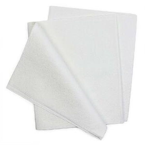 TIDI Products-918305 Drape Sheet, 36in. x 48in., 2-Ply Tissue, White, 100/cs